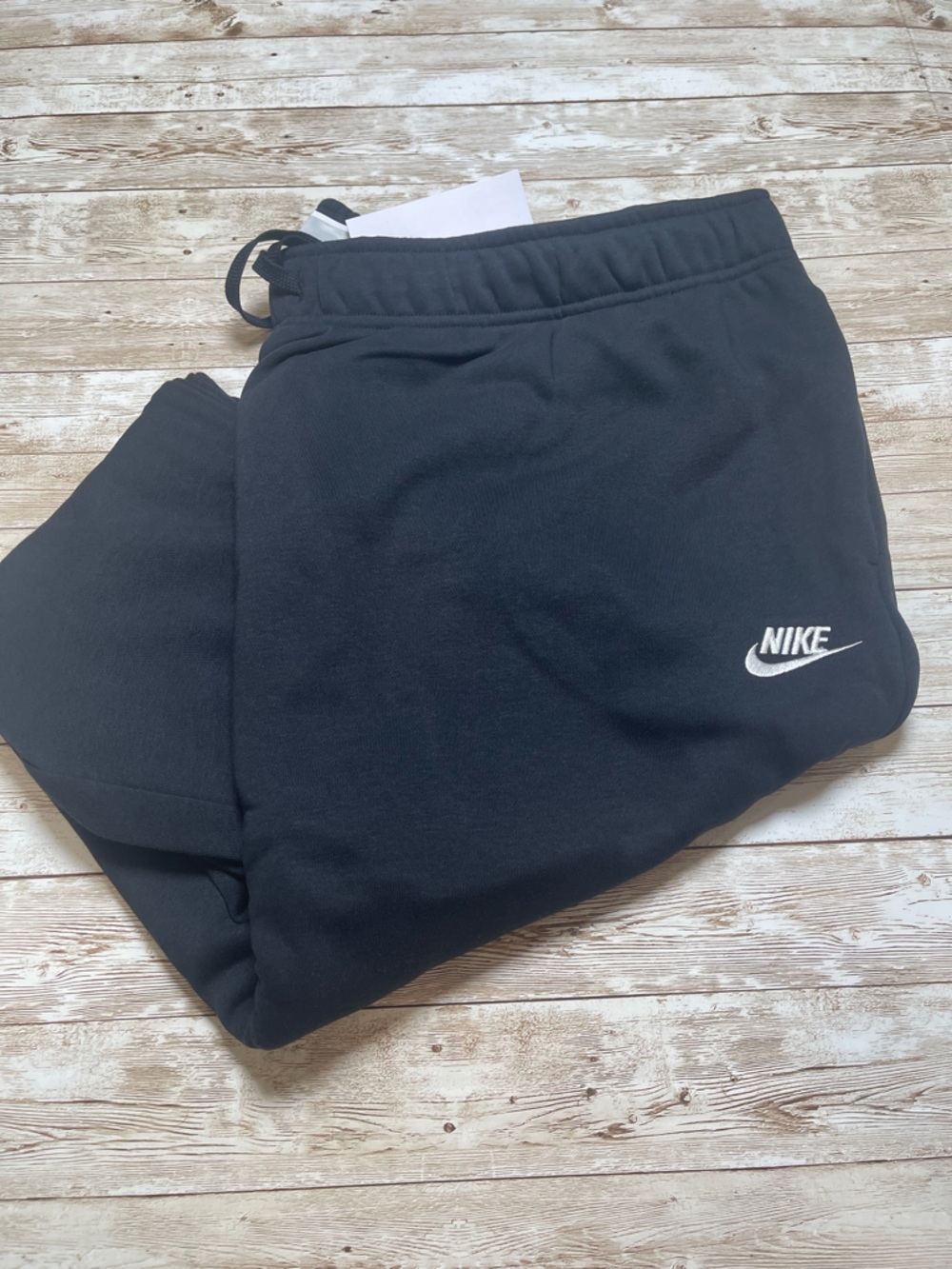 Nike Sportswear Women's Club Fleece Mid-Rise Black Joggers Plus Size 1X NEW - Picture 8 of 8